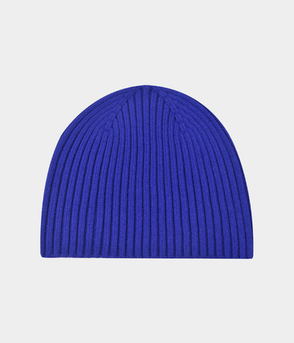 RIB KNIT BEANIE.