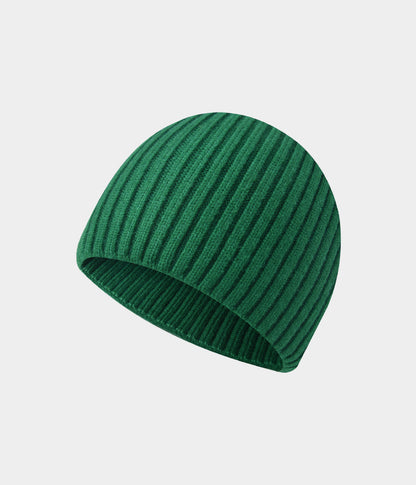 RIB KNIT BEANIE.